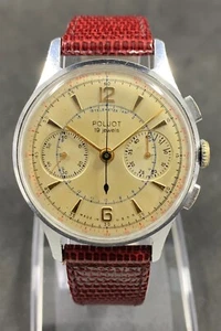 POLJOT - STRELA Chronograph Vintage USSR Watch Cal. 3017 , 19 Jew. - Picture 1 of 9