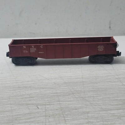 Lionel Tile Red 6462 NYC Gondola Type Car Plastic Metal Trucks - Image 1 of 4