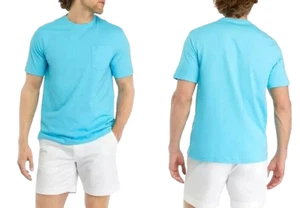 NWT 2XLT IZOD Saltwater Solid Pocketed T-Shirt - Tanager Turquoise - Big & Tall - Picture 1 of 12