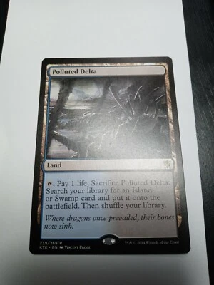 MTG POLLUTED DELTA - Khans Of Tarkir MTG NM - Image 1 of 2