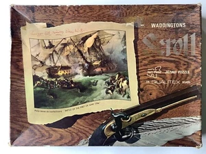 Battle of the First of June 1794 - 700 Piece Scroll Jigsaw By Waddingtons 1970 - Picture 1 of 10