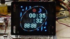 VFD 80-1601FA VACUUM FLOURESCENT DISPLAY WITH FULL DATA AND CLOCK CODE - Picture 1 of 4