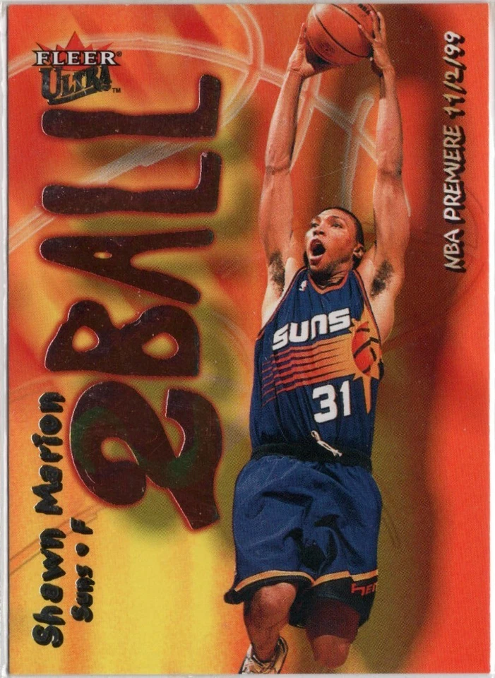 2000-01 Fleer Ultra 2 Ball Shawn Marion Insert Card #11TB - Image 1 of 1