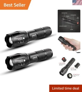 LED Emergency Handheld Flashlight with Adjustable Focus, Water Resistant, 5 M... - Picture 1 of 9