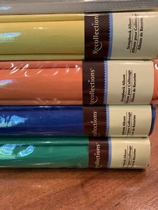 RECOLLECTIONS Scrapbook Album Orange Blue Photo - Picture 1 of 9