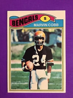 1977 TOPPS FOOTBALL SET BREAK CARD #  52 Marvin Cobb NM/MT - Image 1 of 2