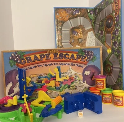 1992 The Grape Escape Game Parker Brothers Near Complete. No Instructions - Image 1 of 4
