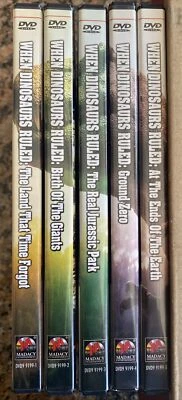 When Dinosaurs Ruled Like New 5 DVD Set Jeff Goldblum Free Shipping No Slipcase - Image 1 of 4