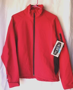 SportHill Full Zip Shell Jacket Women's size M Red & Black NWT - Picture 1 of 7