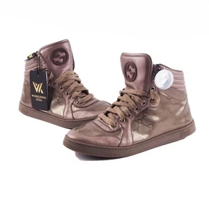 Zapatillas altas GUCCI 258196 Imprime Coda malva de diseño de lujo EU38 OP: 680 € - Imagen 1 de 9