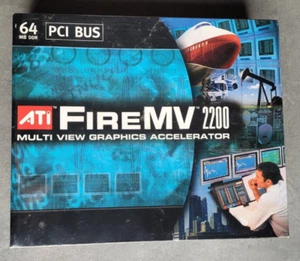 ATI FireMV 2200 PCI 64 MB DDR Video Card New Sealed - Afbeelding 1 van 7