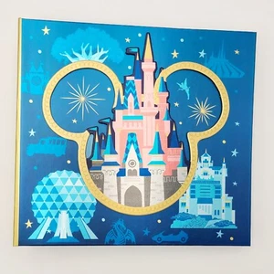 NEW 2024 Walt Disney World 4 Parks Icon Magic Animal Epcot Hollywood Photo Album - Picture 1 of 2