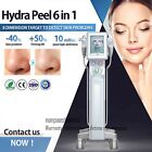 6 in 1 Microcurrent Hydra Dermabrasion Skin Facial Face Lift Machine Spa Salon