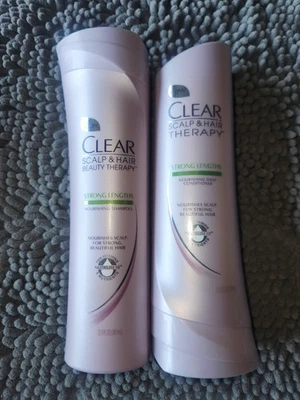 Set Clear Scalp & Hair Therapy Strong Lengths Shampoo & Conditioner 12.9 12.7 oz - Image 1 of 4