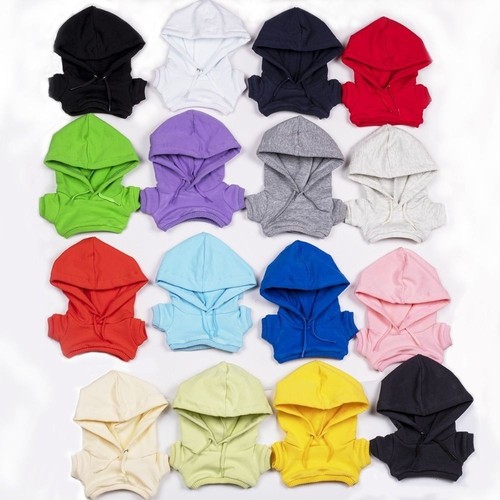 VETEMENTS Felpe con cappuccio fatte a mano abbigliamento casual per bambole in cotone da 10 cm per bambole in cotone da 10 cm