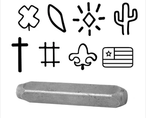Steel Punch Jewellery Stamping Hand Punches Stamps Metal Choice of Shapes - Picture 1 of 32