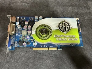 Vintage BFG Nvidia GeForce 7800 GS OC 256MB GDDR3 AGP Graphics Card - Works READ - Picture 1 of 3