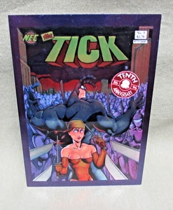 1997 THE TICK CHROMIUM CHASE CARD C3 NM/M Comic Images Collector Trading # 3 - Picture 1 of 2