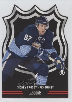 2011-12 Score NHL Shield Die-Cut Sidney Crosby #6 - Image 1 of 3