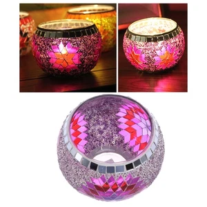 Glass Candle Holder Tealight Hanging Lights Holders for Candlesticks - Picture 1 of 8