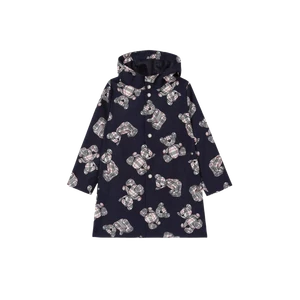 (Kids) Burberry Thomas Bear Print Hooded Coat Midnight - Picture 1 of 2