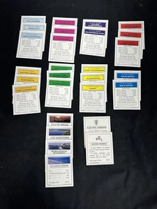 Parkers Brothers MONOPOLY- FLORIDA EDITION 1998 Replacement Deeds Complete Set - Picture 1 of 4