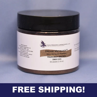 Pigmento en polvo de mica marrón avellana 50 g: color audaz para resina, jabón, manualidades hágalo usted mismo Foto 1 de 4