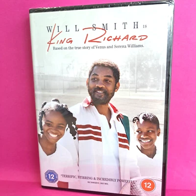King Richard 2021 NEW SEALED DVD Will Smith Serena Venus Williams Tennis Biopic - Image 1 of 3