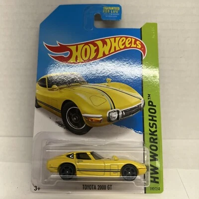 Hot Wheels Toyota 2000 GT HW Workshop 2014 - All Stars Yellow 192/250  - Image 1 of 2
