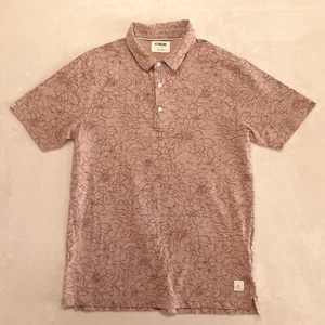 Linksoul Herren Poloshirt Anza Flora Print Gr.M/Braun/Golf/Bio Baumwollmischung - Bild 1 von 12