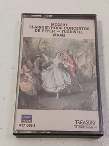 Mozart Clarinet / Horn Concertos De Peyer - Tuckwell Maag Cassette Tape - Picture 1 of 2