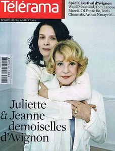 Telerama N°3207 2 Juil 2011 :Juliette binoche et jeanne moreau - Imagen 1 de 1