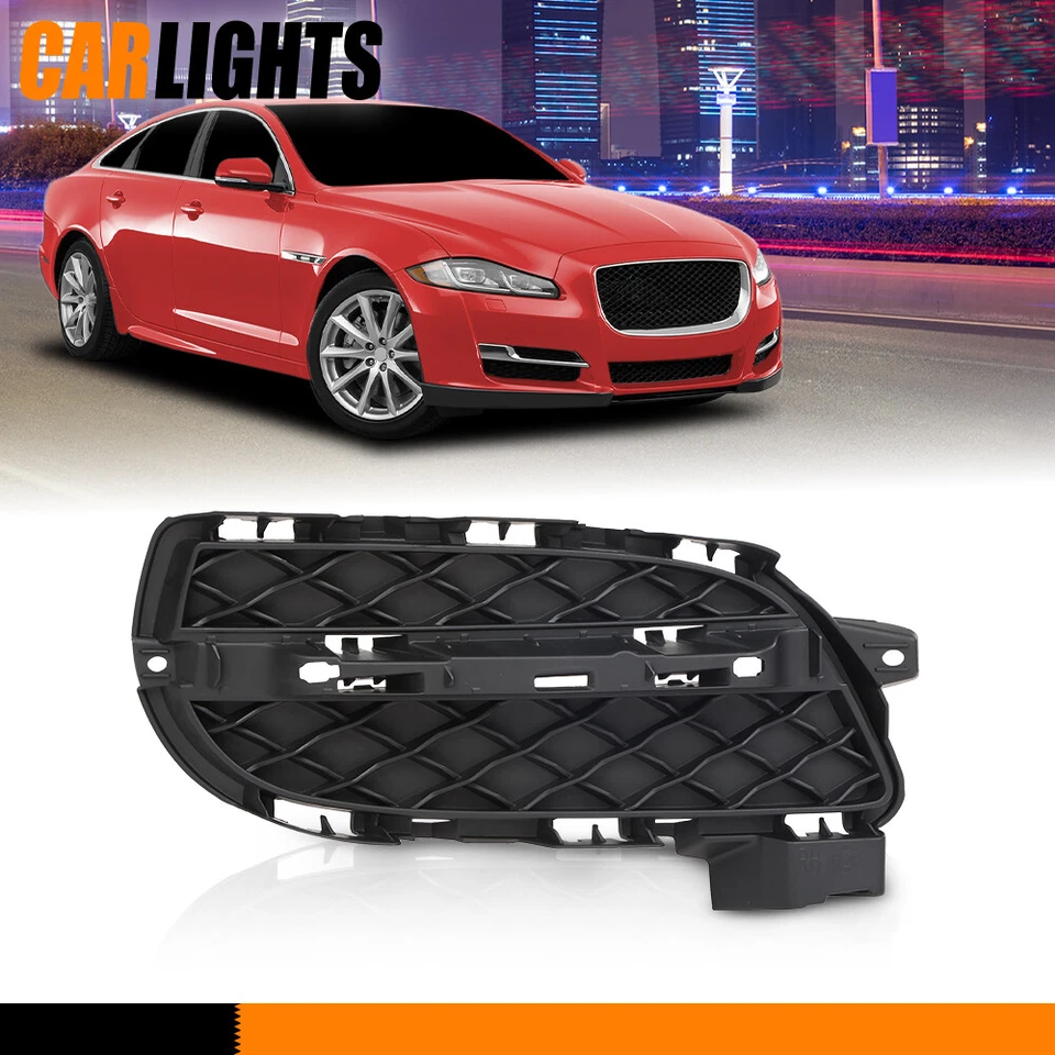 Front Fog Light Covers C2D5681 JA1039102 Fits 11-17 Jaguar XJR XJ Right RH Side Foto 1 de 4
