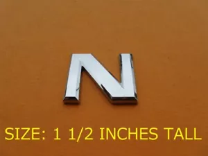 2012-2019 NISSAN NV1500 NV2500 NV3500 REAR GATE N EMBLEM LOGO BADGE SIGN A37913 - Bild 1 von 2