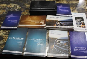 2016 SUBARU LEGACY / OUTBACK OWNERS MANUAL KIT WITH HOLDER, STARLINK, EYESIGHT - Picture 1 of 13