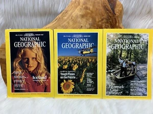 Vintage NATIONAL GEOGRAPHIC MAGAZINE 1987 February March June LOT of 3 👀 - Picture 1 of 10