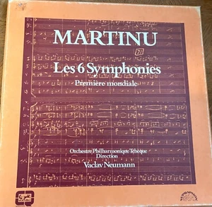 VACLAV NEUMANN / MARTINU the 6 symphonies / SUPRAPHON EURODISC - Picture 1 of 1