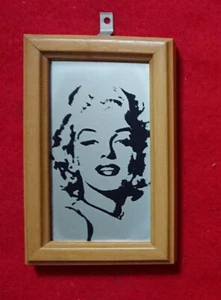 QUADRO A SPECCHIO MIRROR MARILYN MONROE NORMA JANE BAKER - Imagen 1 de 2