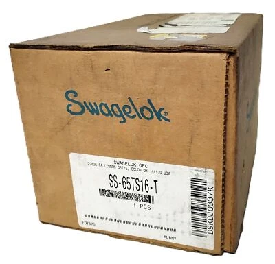 Conjunto de válvula de bola de acero inoxidable Swagelok SS-65TS16-T 1 en 2200 PSIG Foto 1 de 4