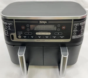 CLEAN Ninja DZ550 Smart 10 Qt Dual Zone 2 Basket Air Fryer w/ Probe Thermometer - Picture 1 of 7