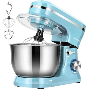 4.75QT Food Stand Mixer 8-Speed 380W Dough Mixer Blender Stainless Steel Bowl - Picture 1 of 9