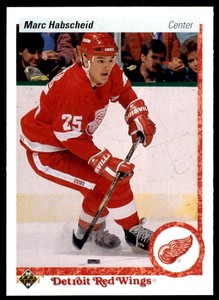 1990-91 Upper Deck Marc Habscheid . Detroit Red Wings #374