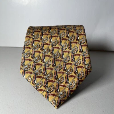 Corbata amarilla de seda del Museo Metropolitano de Arte Foto 1 de 4