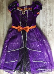 NEW Disney Park Dress Mickey Mouse Halloween Witch Costume Orange Sz 9/10 MNSSHP - Picture 1 of 7