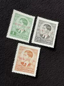 1941 Italian Montenegro Red Overprint MNH Gummed Reproduction Stamp sv - Picture 1 of 2