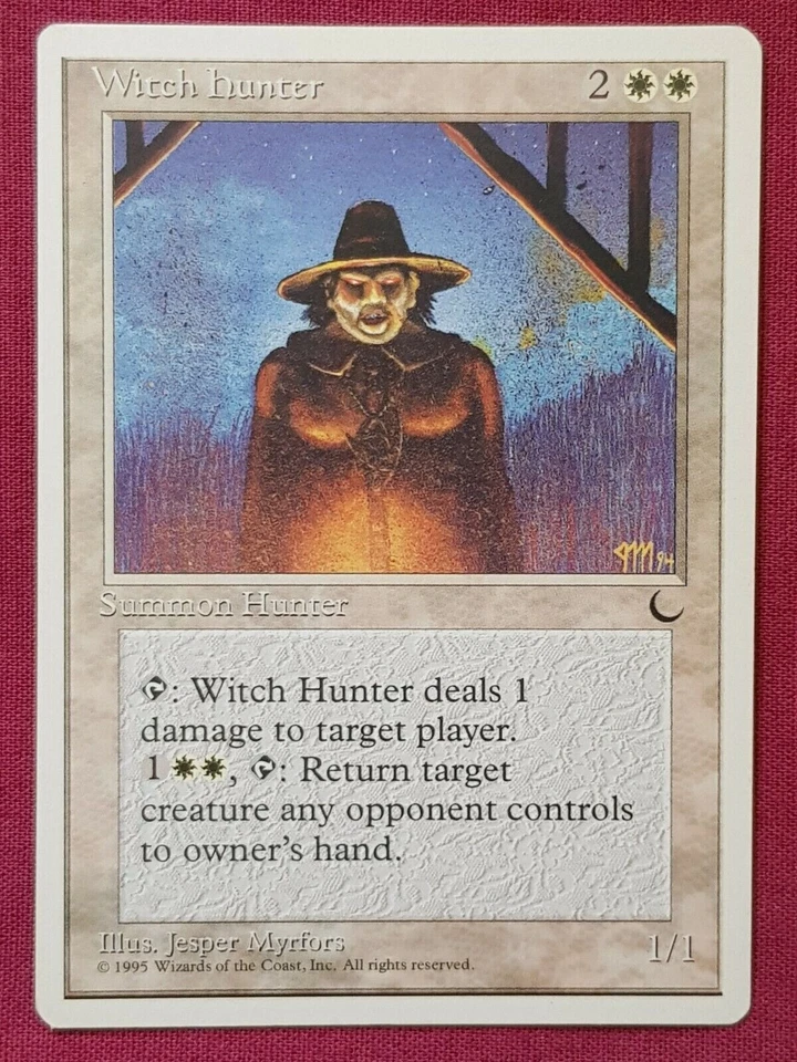 Magic The Gathering CHRONICLES WITCH HUNTER LP - Image 1 of 1