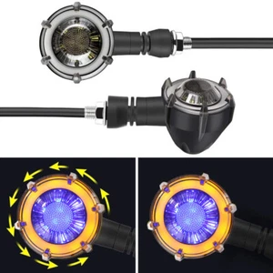 For Yamaha V Star 250 650 950 1100 1300 Motorcycle LED Turn Signal Blinker Light - Picture 1 of 12