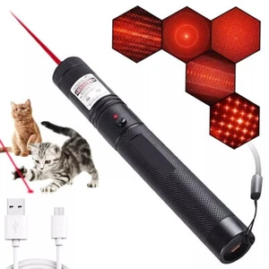 9900Mile Rechargeable Lazer Red Laser Pointer Pen Astronomy Visible Beam Light - Picture 1 of 13