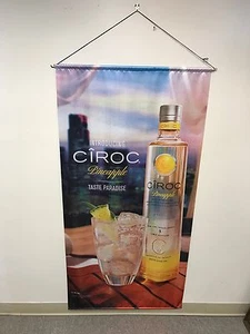 Ciroc Pineapple Vodka Fabric Sign Measures 30 X 60 - Picture 1 of 3