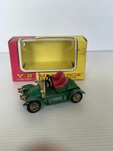 MATCHBOX MODELS OF YESTERYEAR Y-2 1911 RENAULT 2-SEATER MADE IN ENGLAND. - Picture 1 of 4